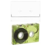 TOGEVAL Cassette Audio Vierge Plastique Vert 40-60 D’Enregistrement, Cassette D’Enregistrement Musicale Compatible Mini-Enregistreurs, Bande Audio Vide Polyvalente pour Interviews et