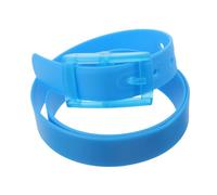 TOGEVAL Ceinture en Silicone - Ceinture Unisexe en Caoutchouc Imperméable avec Boucle en Plastique Réglable pour Sport en Extérieur Et
