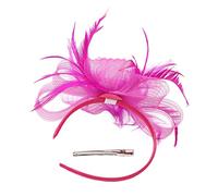 TOGEVAL Chapeau Fascinateur Pour Femme Bandeau En Maille Et Clip Pour Mariage Fête Du Thé