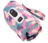TOGEVAL Chauffe-Biberon Portable pour Bébé Affichage Numérique 5 Réglages de Température Pochette Isolante Camouflage Rose Alimentation par Câble USB pour Voyage et Extérieur