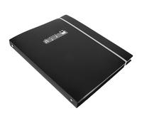 TOGEVAL Classeur à Partitions A4 pour Piano 60 Pochettes Non Réfléchissantes Rangement Musique Polypropylène Noir Classique Organisateur de Documents et Porte-Livres Pratique pour