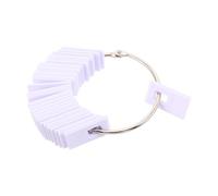 TOGEVAL Clip de Fixation Blanc Solution Professionnelle pour Mèches de Cheveux Naturels, Installation Facile en Plastique et Acier Inoxydable pour Consultations Clients et Usage