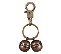 TOGEVAL Clochette pour Chien Collier Cloche Laiton Pendentif pour Chat Clochette Décorative Attache pour Collier Animal Porte-clés