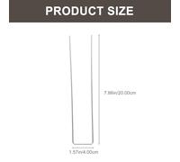 TOGEVAL Clous de Fixation pour Pelouse en Acier Galvanisé 30 Pcs pour Jardin Piquets de U pour Maintien de Tissu Anti-mauvaines Herbes et Gazon
