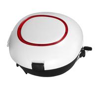 TOGEVAL Coffre Arrière pour Moto Dosseret Souple Coffre de Rangement Verrouillable Blanc Compatible avec Plusieurs Marques Protection Étanche pour Voyage et Usage Quotidien