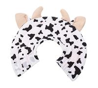 TOGEVAL Collier De pour Animaux De Compagnie Collier Anti- pour Chats Et Chiens Cône De Confortable pour Cicatrisation Design Mignon Forme De Fraise Vache