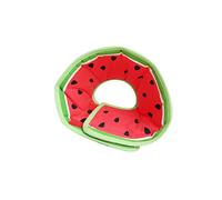 TOGEVAL Collier De pour Chien Collerette Forme De Fruit Modèle Pastèque s pour Blessures Et Cicatrisation Ajustable Et Confortable pour Petits Chiens Et Chiots