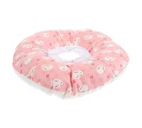 TOGEVAL Collier de Récupération pour Chat en Coton PP, Anti-griffures et Morsures, Réglable 13-22cm, Protection Post-opératoire pour Animaux Irritables