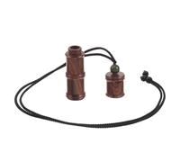 TOGEVAL Collier Pendentif en Bois Ouvrable Collier Décoratif en Pull Vintage pour Femmes Pendentif Creux en Bois D’Acajou Flacon de Rangement Bijoux Rétro Polyvalents pour Voyage et