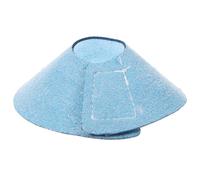 TOGEVAL Collier Perroquet s Cuir Microfibre Bleu Anti-piqûres Et Morsures Protection Confortable pour Plumes Et Blessures des Oiseaux Convalescence