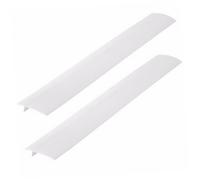 TOGEVAL Combleurs D'espaces pour Cuisinière Gaz 63 Cm, Bandes en Silicone Résistant la Chaleur, Protège-cuisinière Pratique, Cuisine Domestique, Lot de 2 Pièces Blanc