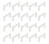 TOGEVAL Connecteurs Rapides de U pour Meubles Invisibles, 50 Pièces en Plastique, Supports de Connexion Robustes et Légers pour Montage et Démontage Facile, Accessoires de Remplacement