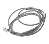 TOGEVAL Corde de Fixation Résistante pour Filet de Panier de Basket Acier Renforcé avec Boucle Aluminium Accessoire Polyvalent pour Filets de Basket Intérieurs et Extérieurs