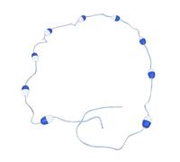 TOGEVAL Corde de Sécurité pour Piscine avec Bouées Flottantes Intégrées, Ligne de Délimitation 4 M en Polypropylène Résistant aux UV, Visibilité Renforcée pour Zones de Nage Sécurisées