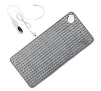 TOGEVAL Coussin Chauffant Électrique Multifonction 84x43 Cm, Température Réglable, Tapis Isolant Domestique pour L’hiver, Couverture Chauffante pour Adultes et Personnes Âgées, Tension