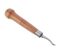 TOGEVAL Couteau de Nettoyage de Rainures pour Violon et Alto Outil de Luthier Bois de Jujubier Lame Dure pour Nettoyage et Façonnage des Filets Noirs et Blancs Poignée Ergonomique pour