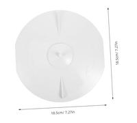 TOGEVAL Couvercle D'écumoire Rond pour Piscine Enterrée - Taille Moyenne en Abs Robuste - Accessoire de Remplacement pour Skimmer - Optimisation Filtration Piscine, Couverture Étanche