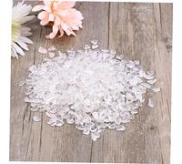 TOGEVAL Cristaux Blancs Naturels pour Aquarium et Jardin Décoratives de Gravier Polies Galets Décoratifs pour Pots Fleurs et Vases Entretien Facile Pierre Démagnétisante Sûre