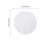 TOGEVAL Crochets Magnétiques 4 Pièces Blancs 44 X 44 X 27 CM pour Rangement Porte-Clés et Réfrigérateur la Cuisine