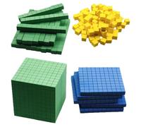 TOGEVAL Cubes de Comptage Éducatifs EVA Jeu de Manipulation Mathématique pour Maternelle Bloc Numérique Addition Soustraction Multiplication Division pour Garçon Fille et Enseignants