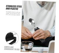 TOGEVAL Cuillère Adaptative Tremblements Ergonomique pour Personnes Âgées et Handicapées Ustensile Portable Pratique pour Faiblesse Musculaire et Troubles Neurologiques