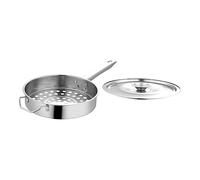 TOGEVAL Cuillère Passoire Acier Inoxydable pour Cuisson Vapeur et Filtrage Alimentaire Maille Résistante Multi Usage pour Crevettes et Hot Pot Ustensile de Cuisine Pratique et Sécurisé
