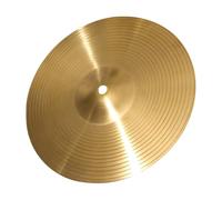 TOGEVAL Cymbale Crash Laiton pour Batterie Jazz Percussion Au Vibrant Accessoire Pratique pour Batterie et Ensemble de Percussions