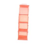 TOGEVAL de Rangement Suspendu Multifonctionnel Oxford Rose Organisateur de Vêtements Pliable à Quatre Couches à Eau et Lavable pour Voyage et Déménagement