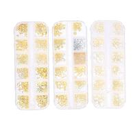 TOGEVAL Décoration De Manucure Diy Ornements Chics Étoiles Lune Pour Nail Art Applicables Sur Ongles Naturels Artificiels Décorer Coque Téléphone Part