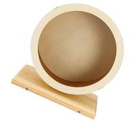 TOGEVAL Décoration Dintérieur pour Cochons Dinde Roue Silencieuse en Bois pour Hamster Jouet Dexercice pour Petits Animaux Chinchilla Rat