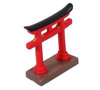 TOGEVAL Décoration Micro Paysage Accessoires De Jardin Petit Jouet Porte Torii Modèle De Porte Torii Japonaise Figurines D'aquarium Miniatures Statuette Japonaise Mini-sanctuaire Résine