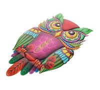 TOGEVAL Décoration Murale Hibou Métal Sculpture Murale Ornement Suspendu Pour Intérieur