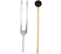 TOGEVAL Diapason Alliage Aluminium avec Marteau pour Accordage Guitare et Thérapie Sonore Instrument Multifonction pour Méditation Yoga Chakras et Équilibre Énergétique