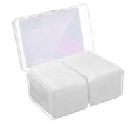 TOGEVAL Disques de Coton Démaquillants pour Visage 80 Pièces Carrés Multicouches Épaissis Absorbants Résistants à la Déchirure pour Démaquillage et Soins Peau