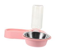 TOGEVAL Distributeur Automatique Eau Et Gamelle Inoxydable pour Chats Et Chiens De Nourriture Et Eau Design Anti-Bouleversement Facile à Nettoyer Et Réutilisable