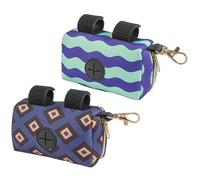 TOGEVAL Distributeur de Paquet de Couches Bébé 2 Pièces Portable et Pratique Matériau Solide Accessoire Essentiel pour Sorties et Voyages -Né Support de Poubelle à Couches
