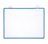 TOGEVAL Dossier Suspendu Transparent A4 en Plastique Épais Classeur Mural et Rangement Horizontal pour Documents de Bureau