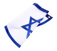 TOGEVAL Drapeau Décoratif Israël pour Jardin Extérieur Résistant et Léger Décoration Festive pour Maison et Événements Nationaux Bannière avec Bordure Renforcée pour Noël et Fête