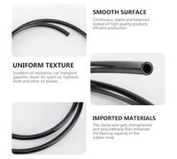 TOGEVAL Durite Carburant Polyuréthane Noire Résistante Huile Essence Injection Compatible Véhicule Automobile Deux-roues