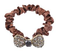 TOGEVAL Élastique Cheveux Femme Cristal Strass Élégant Nœud Accessoire Coiffure Polyvalent pour Toutes Occasions