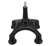 TOGEVAL Embout de Canne Antidérapant à Base Quadruple Rotative Large et Stable Compatible Plupart des Cannes pour Personnes Âgées Accessoire Léger pour Marche et Déambulation