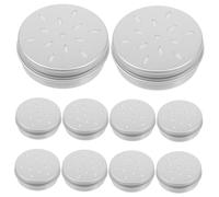 TOGEVAL Ensemble de 10 Boîtes à Renifler en Aluminium, 60 ML Ventilation - Outil D'entraînement Olfactif pour Chiens, Adapté au Dressage de Malinois et Bergers Allemands