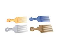 TOGEVAL Ensemble De 4 Peignes à Cheveux Pour Hommes Et Femmes Peigne à Dents Larges Accessoires De Coiffure Couleur Noir Bleu Argenté Et or Pour Créer Des Élégantes Et Volumineuses