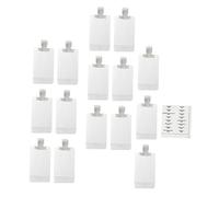 TOGEVAL Ensemble de Bouteilles de Voyage pour Cosmétiques 16Pcs Pochette Étanche Conteneurs de Shampoing et Lotion Trousse de Toilette Portable pour Voyage et d'Espace