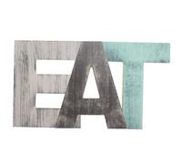 TOGEVAL Ensemble de Lettres Murales Décoratives en Bois Fait Main à Suspendre Murale Intérieure pour Bar la Cuisine Salon Set 3 Pièces