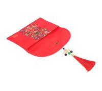 TOGEVAL Enveloppe Rouge Mariage Tissu Chinois Pochette Traditionnelle pour Sac pour Cérémonie Nuptiale
