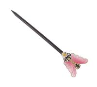 TOGEVAL Épingle à Cheveux Chinoise Bois Classique Fleurie Accessoire Traditionnel pour Coiffure Hanfu Décoration Élégante lors de Fêtes et Occasions Anciennes