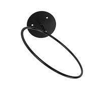 TOGEVAL Étagère De Présentation De Basket-Ball Et Football en Fer Noir, Support Mural Robuste, Support Portable pour Ballons, Rangement Pratique pour Maison Et Salle D'exposition