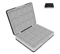 TOGEVAL Étui à Cartes de Jeu Portable 48 Compartiments Compatible Switch, Boîte de Rangement Rigide en Abs avec Fermoir Magnétique, Organiseur Compact et Léger pour Voyages et Protection