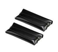 TOGEVAL Étui À Lunettes en Cuir 2 Pièces pour Lunettes De Soleil Fashion Boîte De Rangement Compacte Et Robuste Noir 2 Pièces/Ensemble